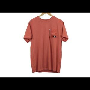 Nike Pink Zippered Pocket Tee Shirt Tactical Y2K Large